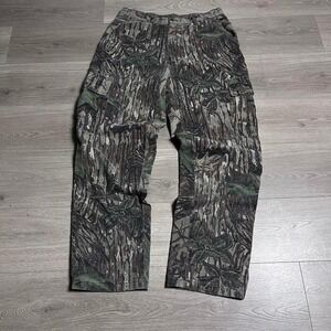Vintage 90s Spartan Realtree Camo‎ Cargo Pants Straight Leg USA Made